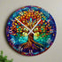 Tree of Life Suncatcher Effect Clock
